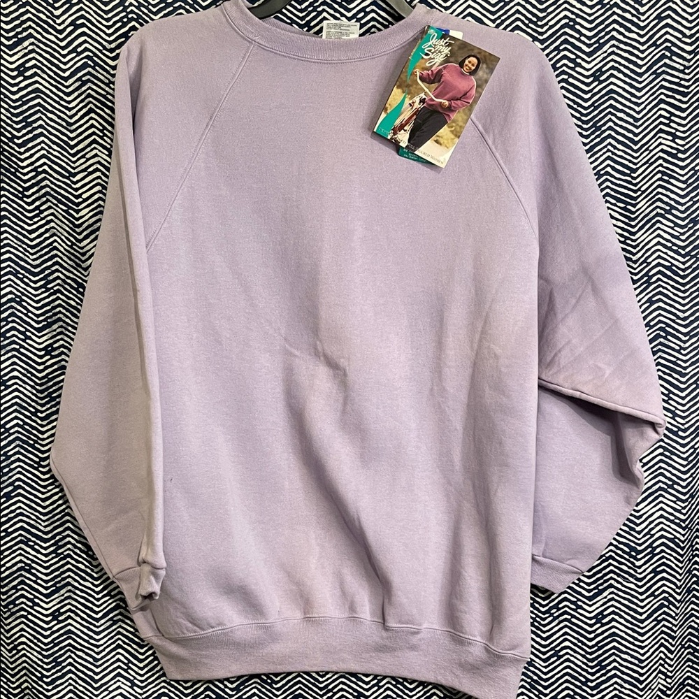Just My Size Men's Light Purple Crewneck Sweater